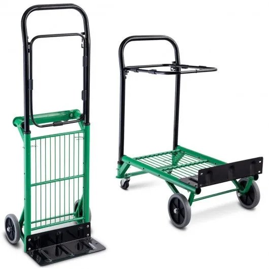 2-in-1 Convertible Folding Heavy Duty Hand/Platform Truck