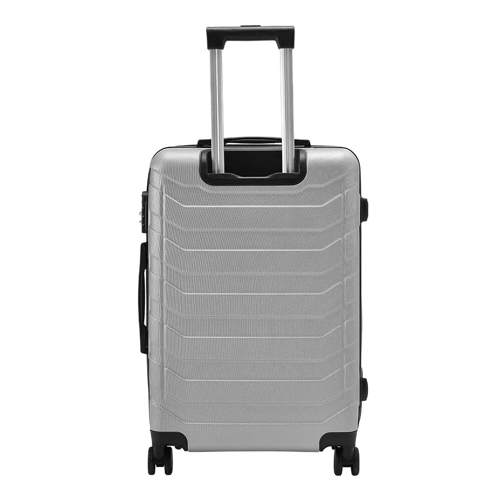 24 Inch Black/Blue/Grey Rolling Hardshell Luggage Travel Suitcase