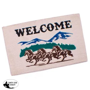 27" x 18" "Home Is Where The Barn Is" floor mat.