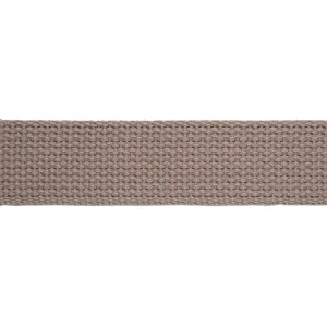 2yd-Gray Cotton Webbing