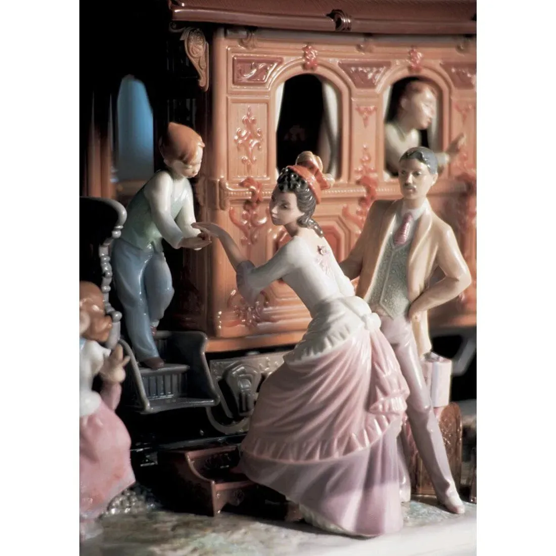 A Grand Adventure Train Sculpture (Limited Edition) (Lladro Special Order)