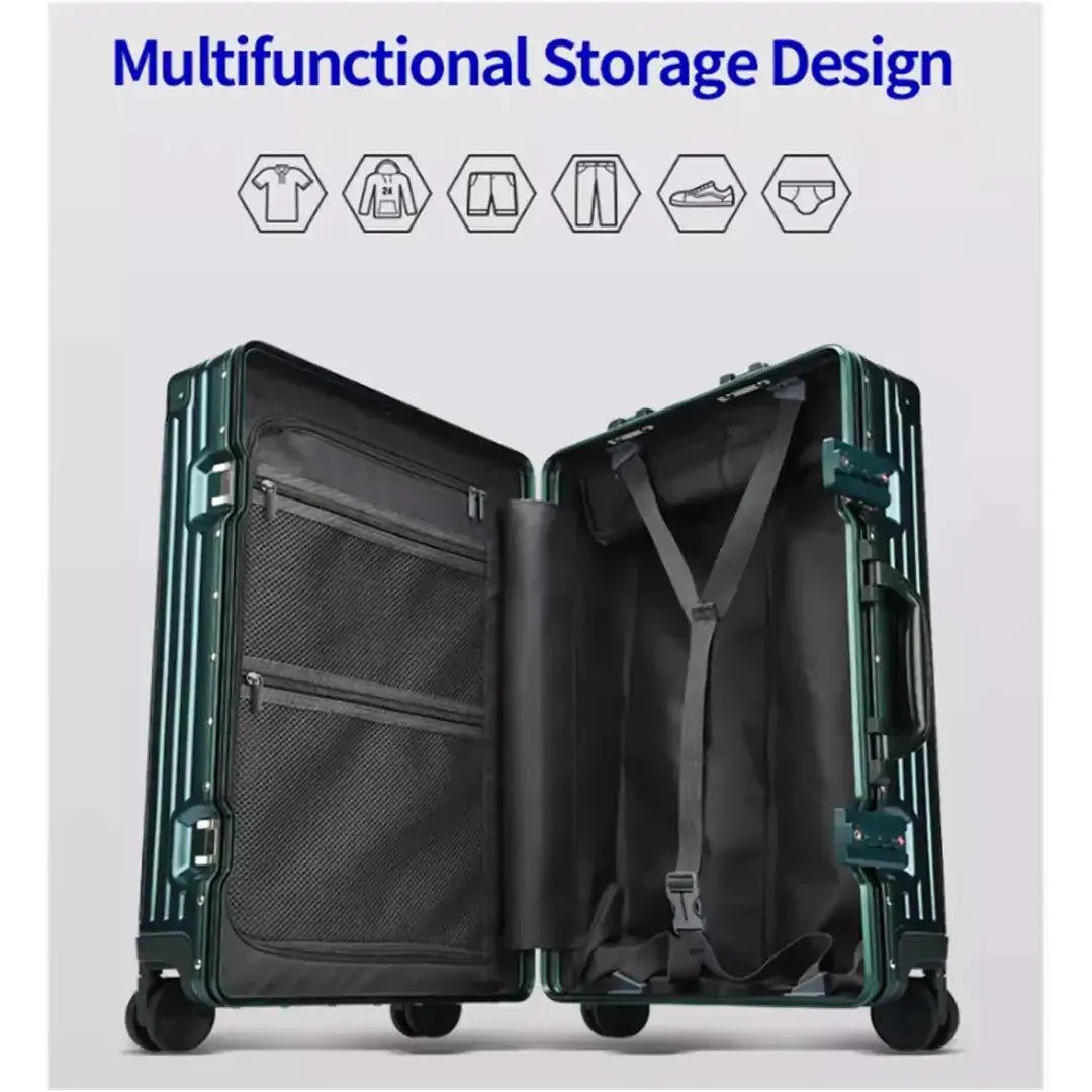 Aluminum Luggage Suitcase Set