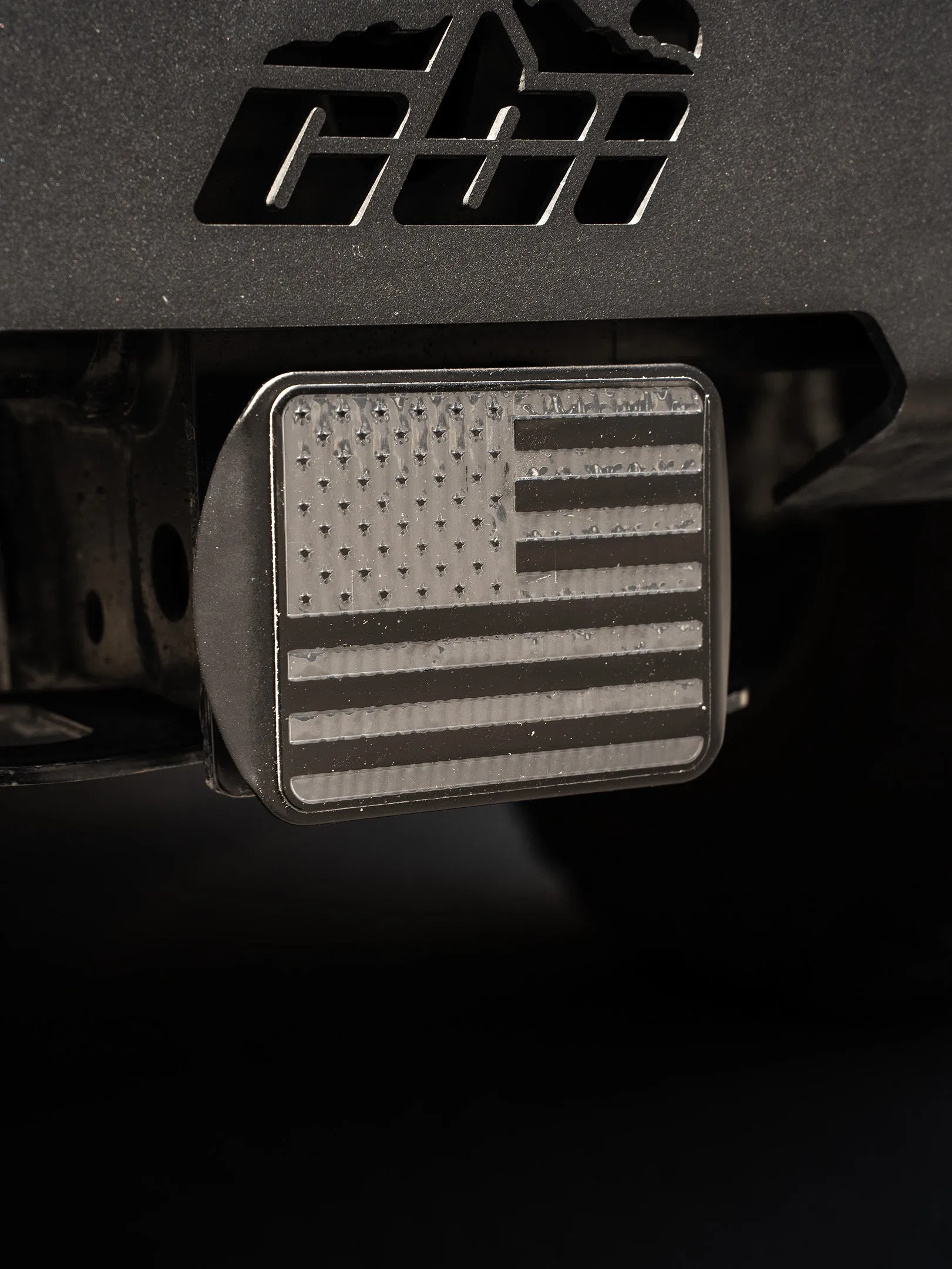 American Flag Hitch Cover