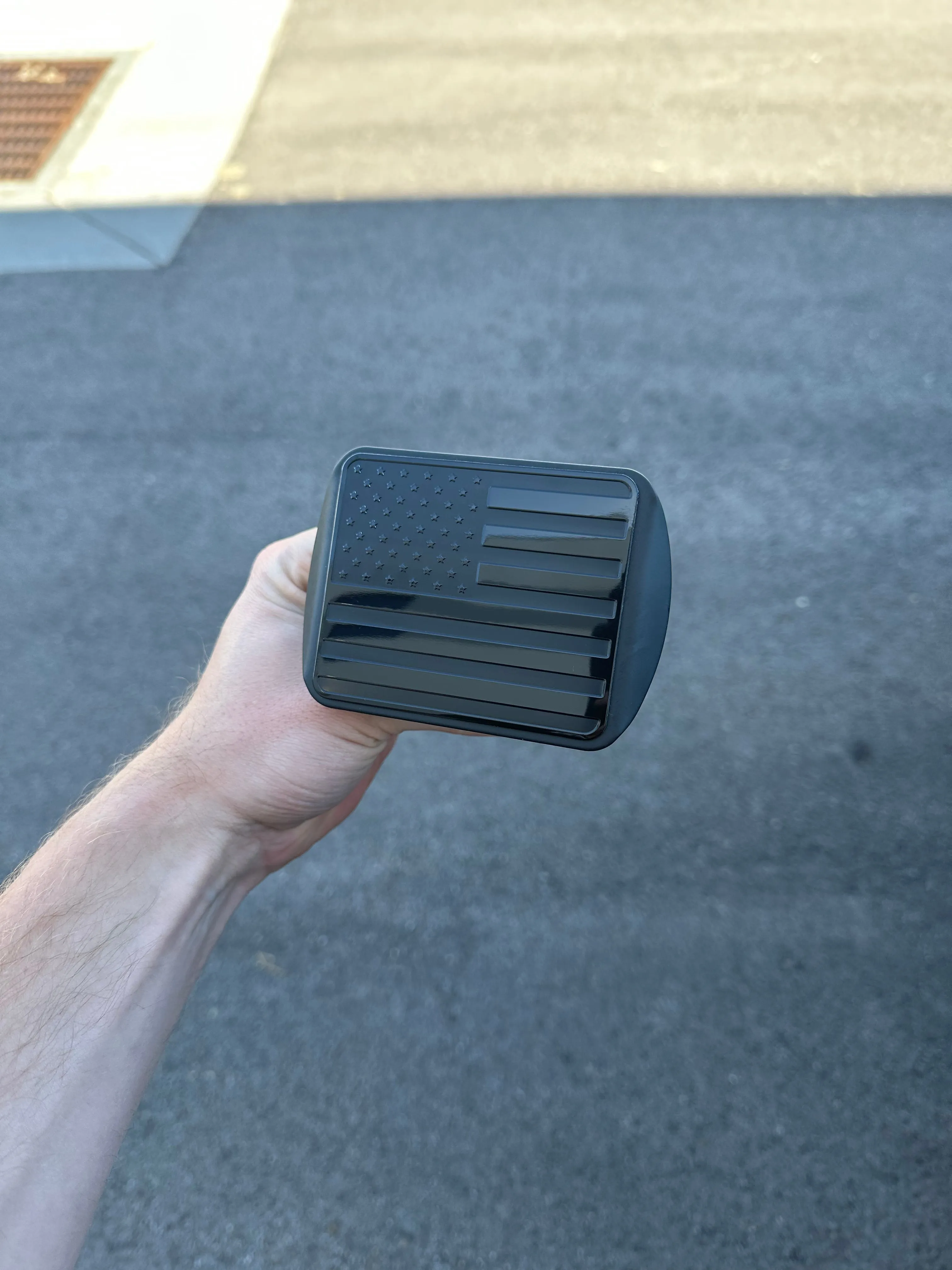 American Flag Hitch Cover