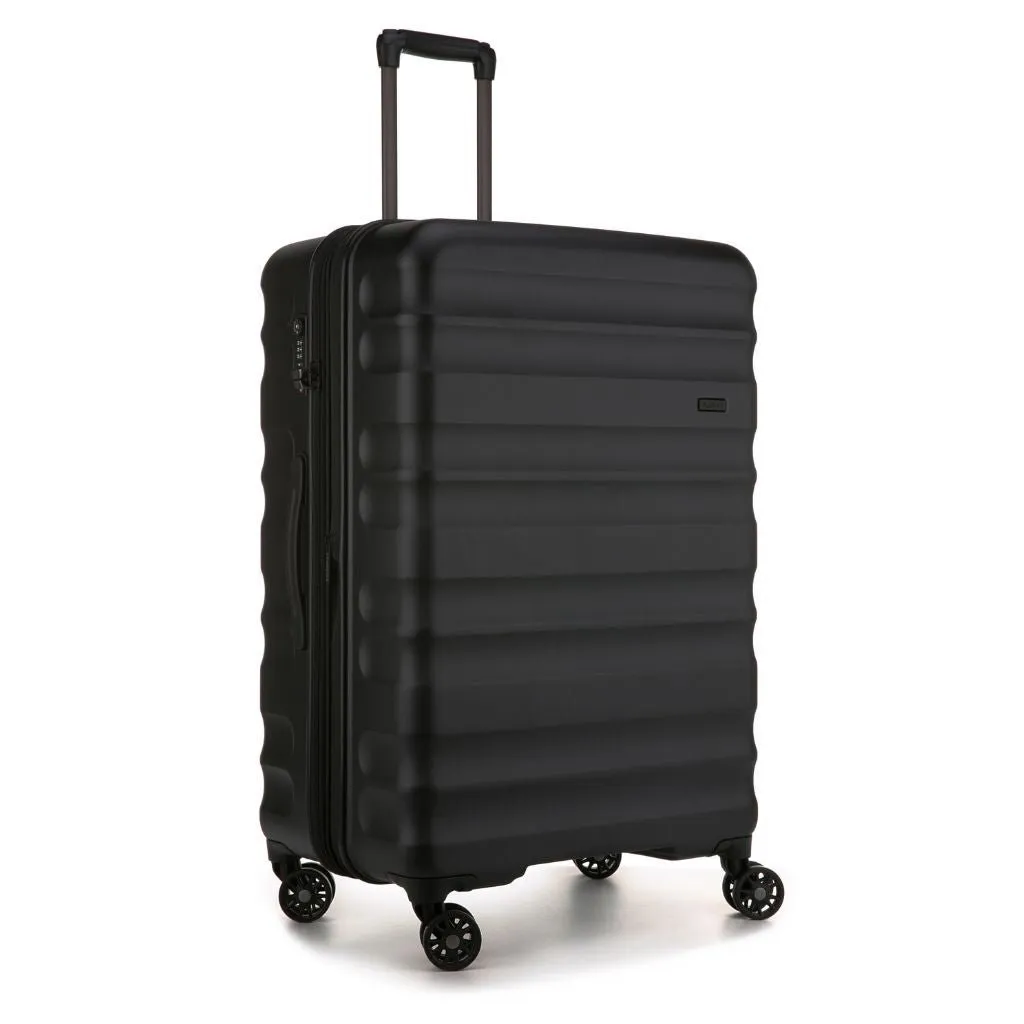 Antler Clifton 80cm Large Hardsided Luggage - Black