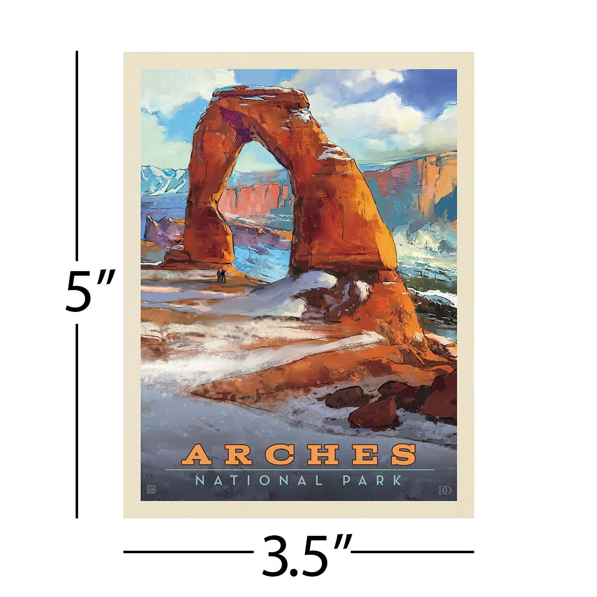 Arches National Park Utah Delicate Arch Vinyl Sticker