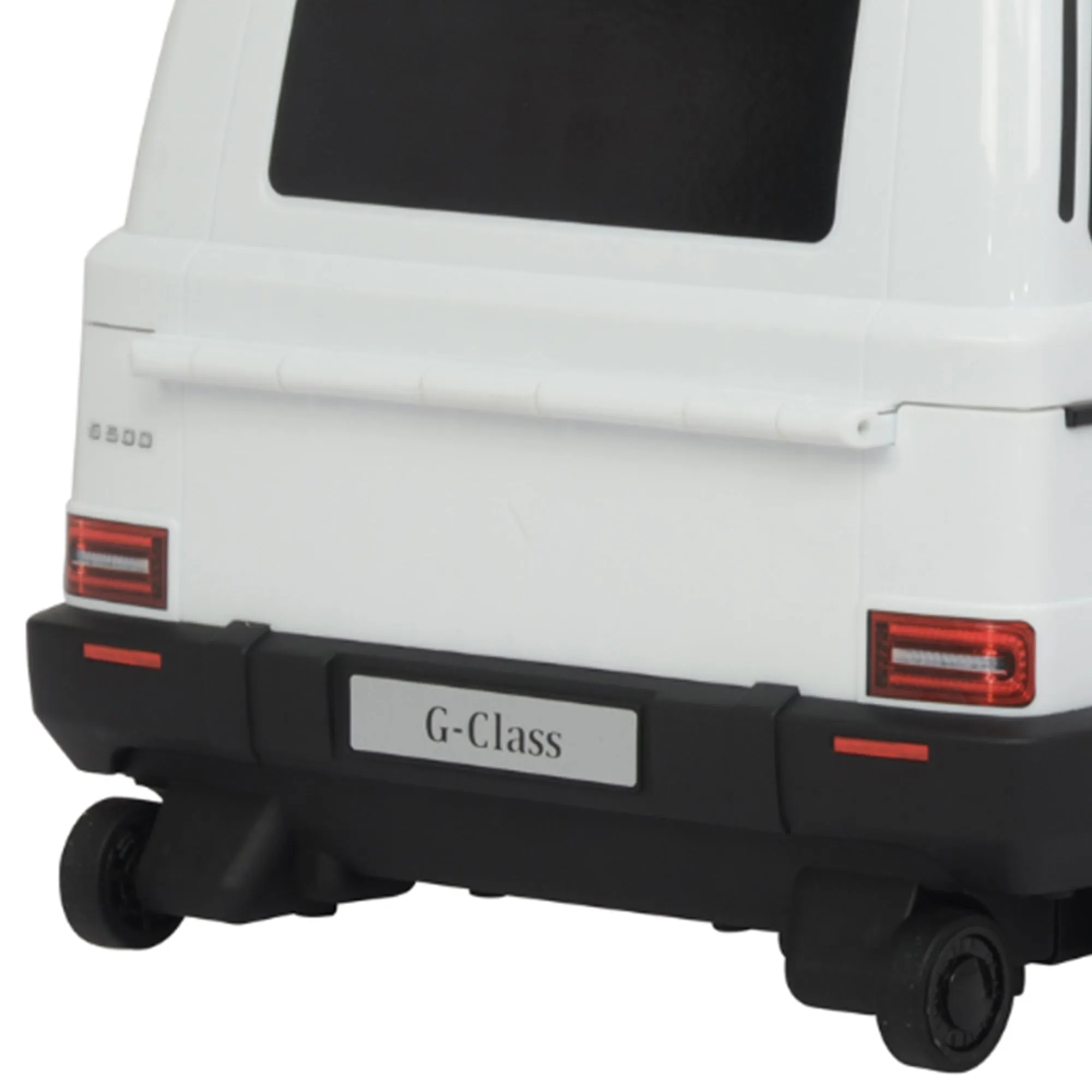 Best Ride On Cars Mercedes G Class Stylish Large Suitcase Ride On Vehicle, White