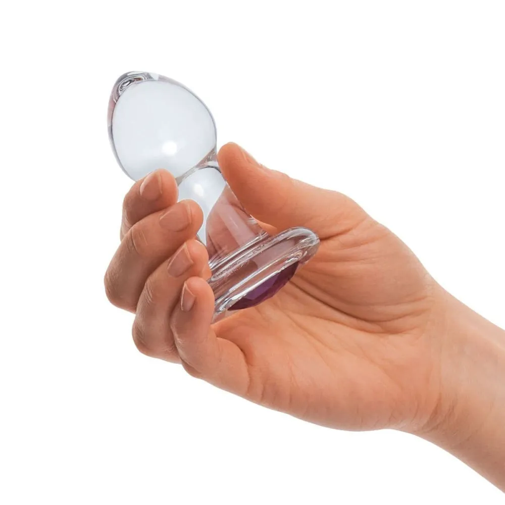 Bling Bling Glass Butt Plug (3.5")