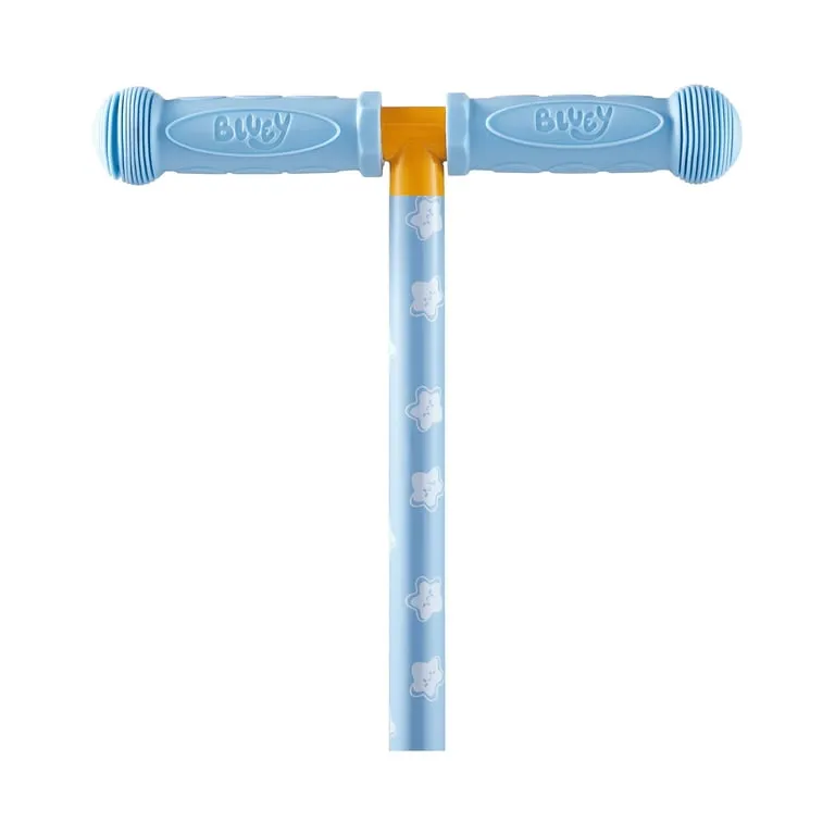 Bluey Ride-N-Glide Buddies 3D Toddler Scooter, 3 Wheel Scooter for Kids Ages 3 