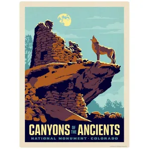 Canyons Of The Ancients Colorado Vinyl Sticker