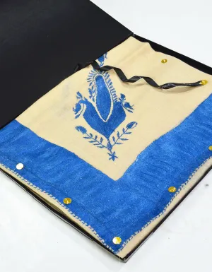 Cheenkaar Mussar White & Blue CH00001