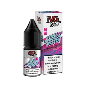 Cherry Bubblegum Breeze 10ml Nic Salt E-Liquid by IVG