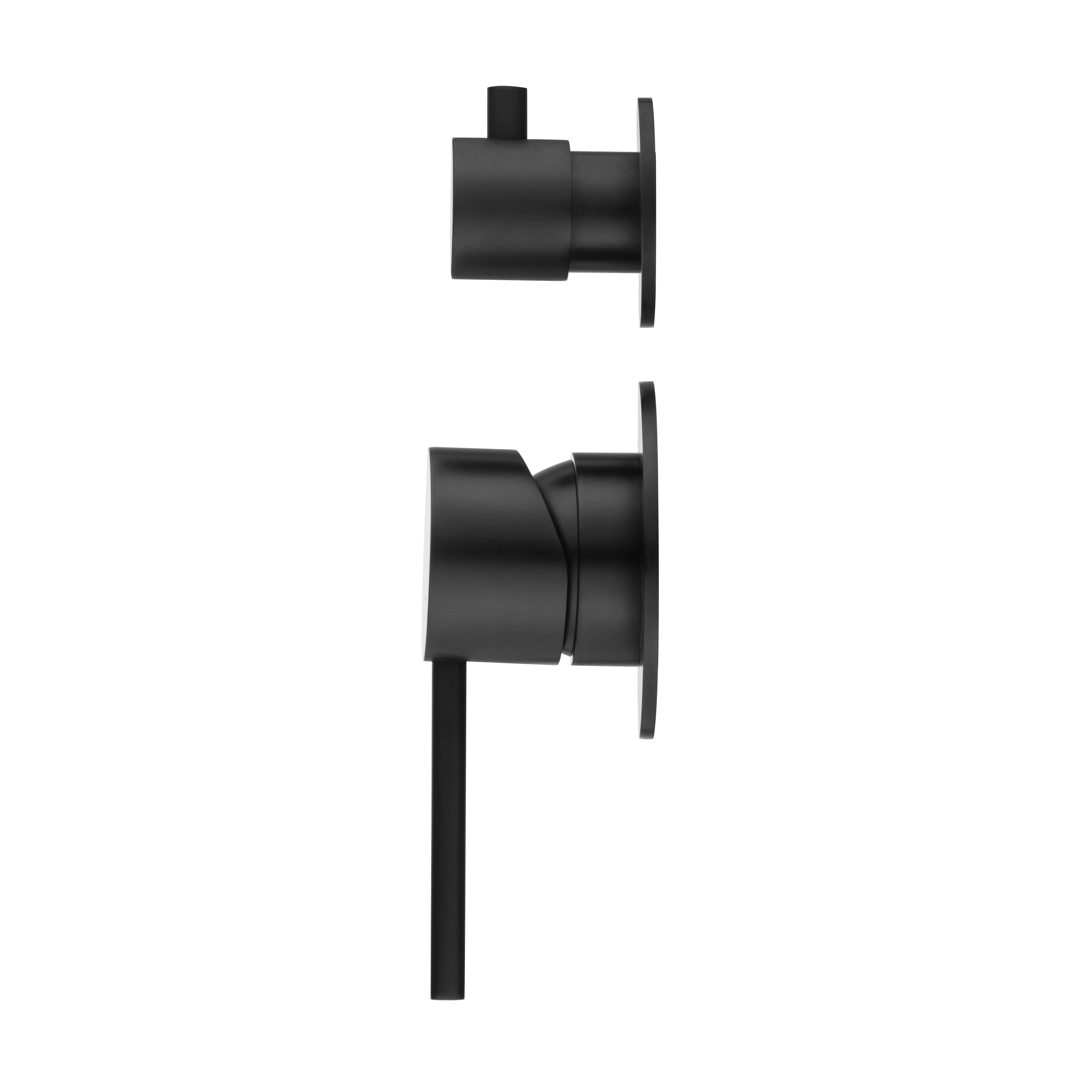 CLIO Shower / Bath Mixer with Divertor Matte Black