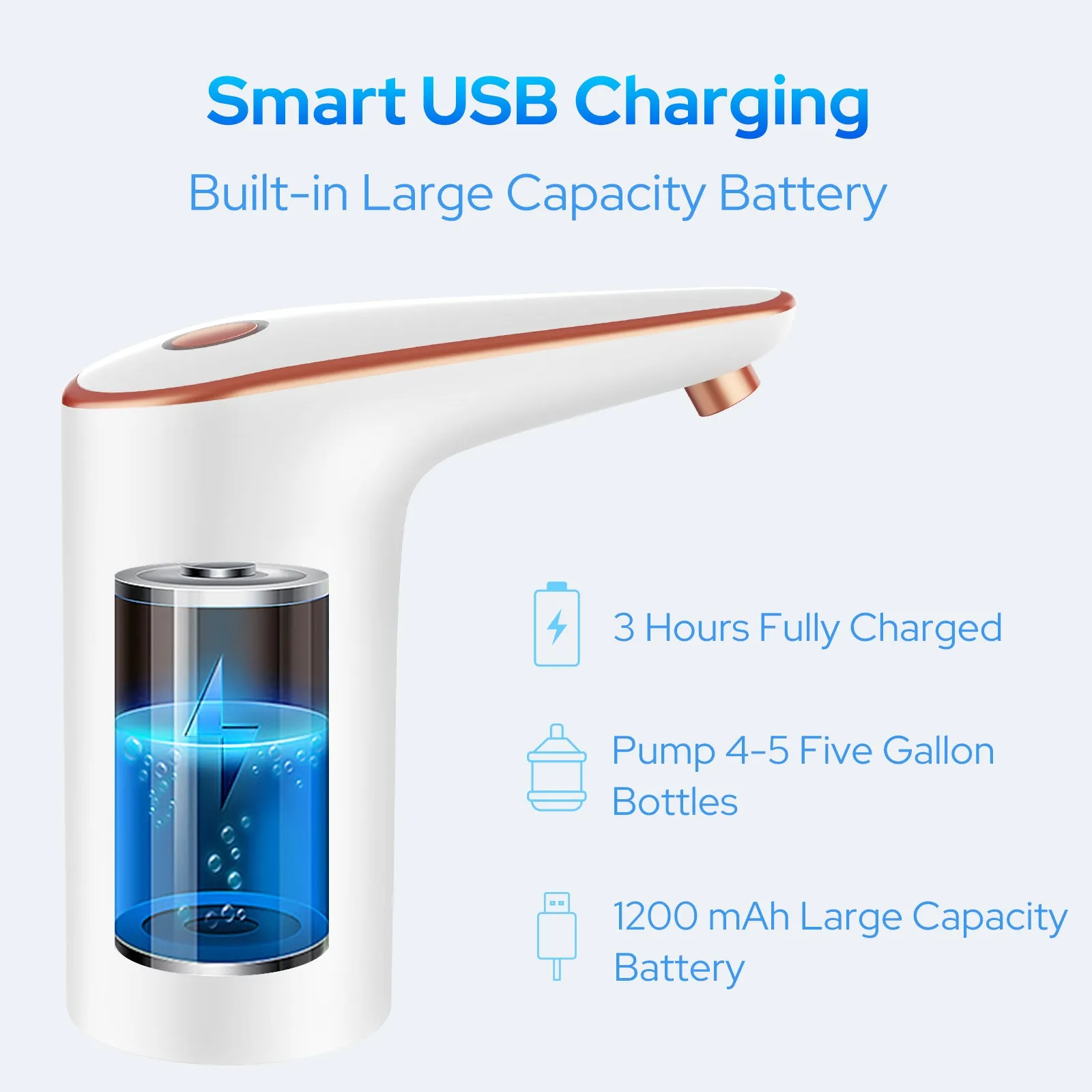 COSTAR Water Dispenser Pump (Elegant White)