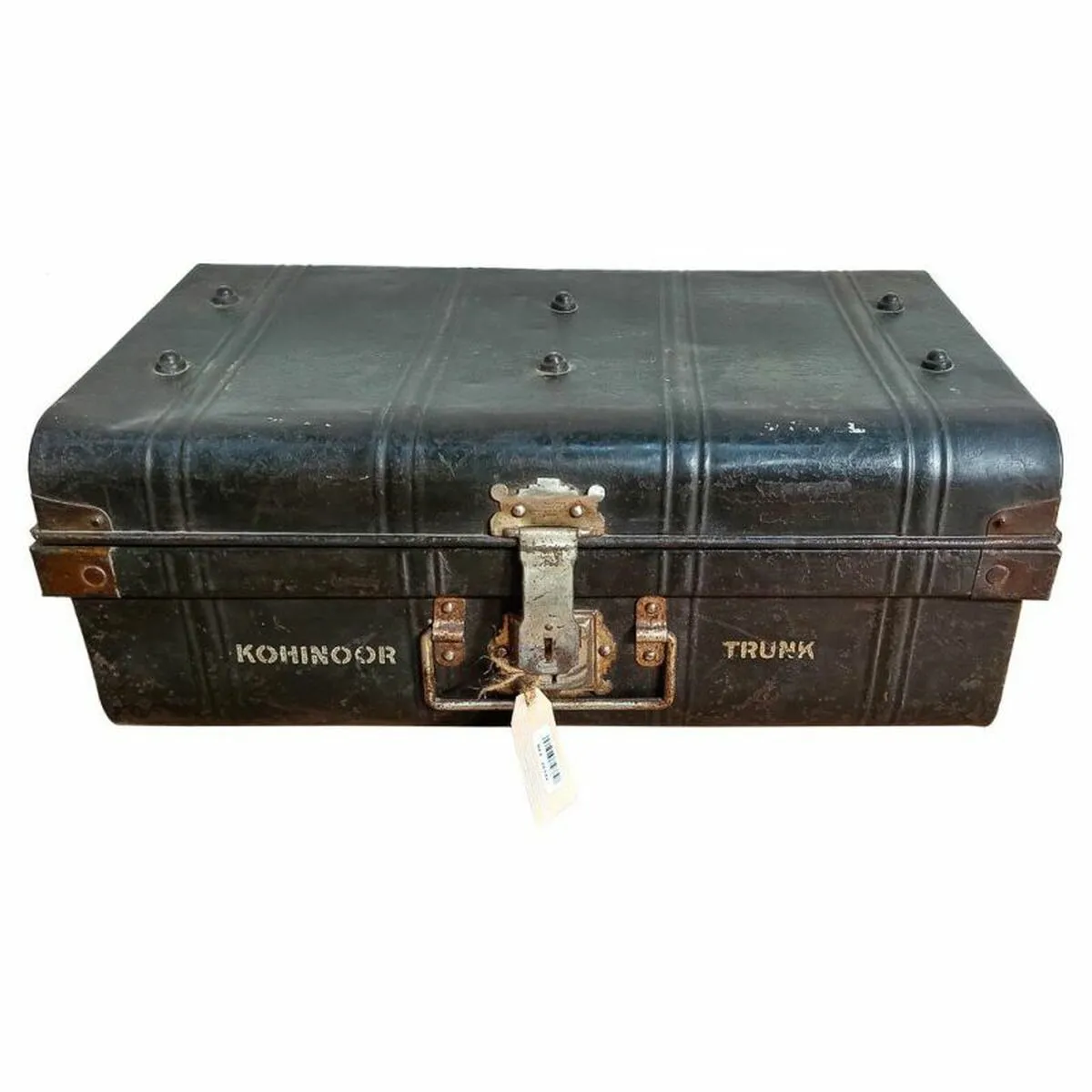 Decorative suitcase Alexandra House Living Brown Iron Traditional style 38 x 23 x 59 cm