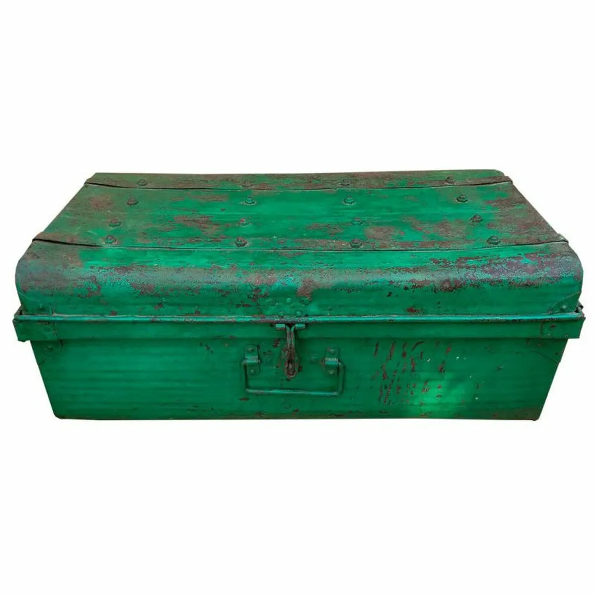 Decorative suitcase Alexandra House Living Green Iron Traditional style 42 x 31 x 76 cm