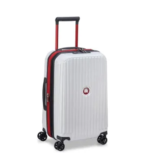 White Delsey Alfa Romeo Formula 1 Carry-On Luggage - Optimized English Title