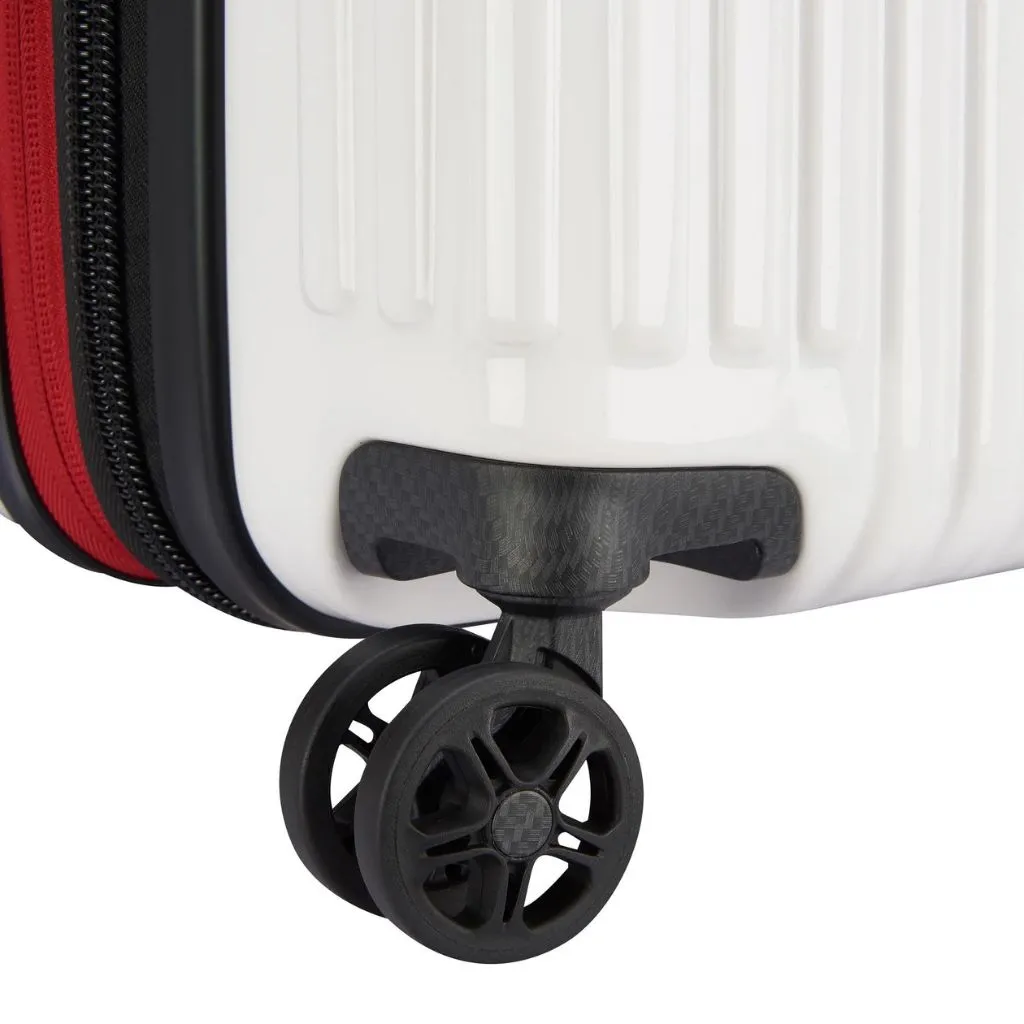 White Delsey Alfa Romeo Formula 1 Carry-On Luggage - Optimized English Title