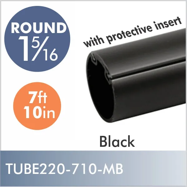 Elite 7ft 10in 1-5-16" Diameter Rod, Black finish