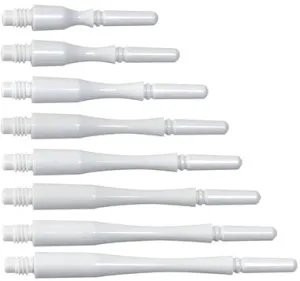 Fit Flight Polycarbonate Hybrid White Spinning Dart Shaft