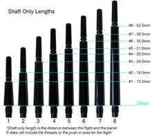 Fit Flight Polycarbonate Hybrid White Spinning Dart Shaft
