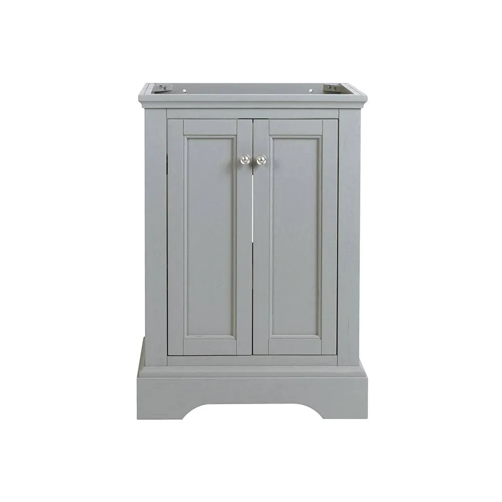 Fresca FCB2424GRV Windsor 24" Gray Textured Traditional Bathroom Cabinet