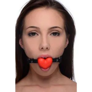 Heart Beat Silicone Heart Shaped Mouth Gag