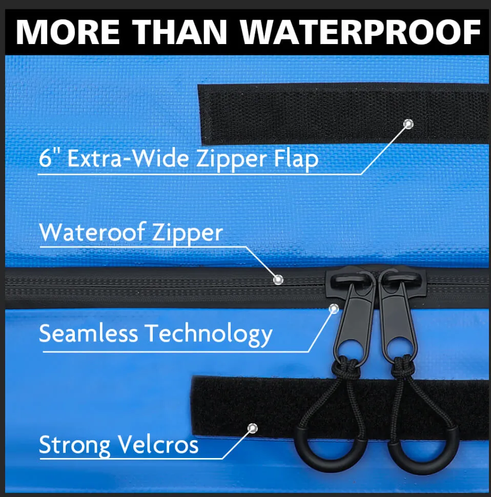 High Density 900D PVC Waterproof Car Roof Cargo Bag 595L