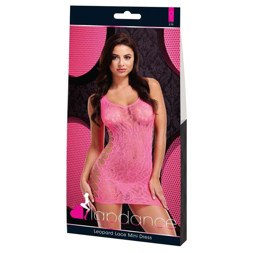 Hot Pink Leopard Dress