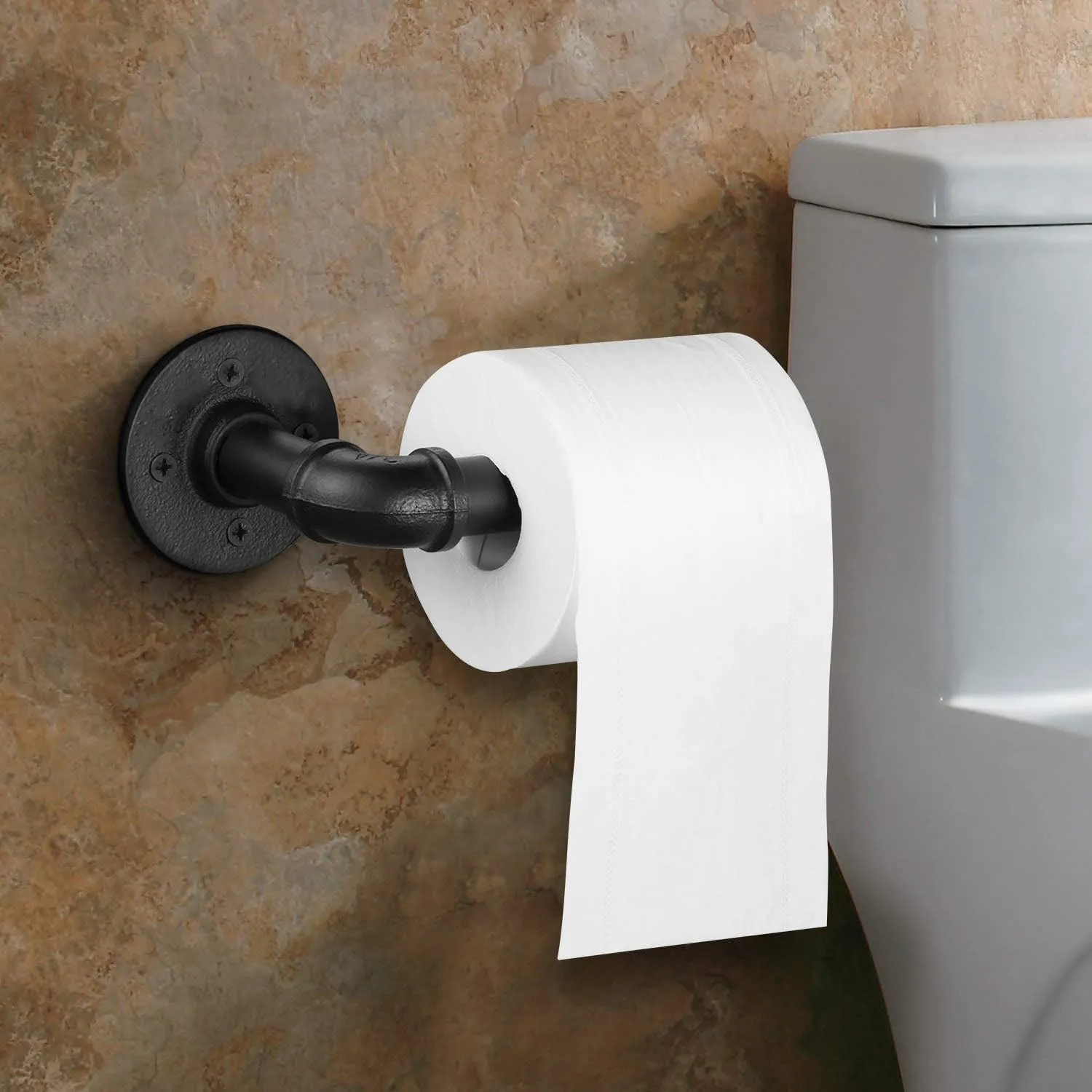 Industrial Pipe Toilet Paper Holder