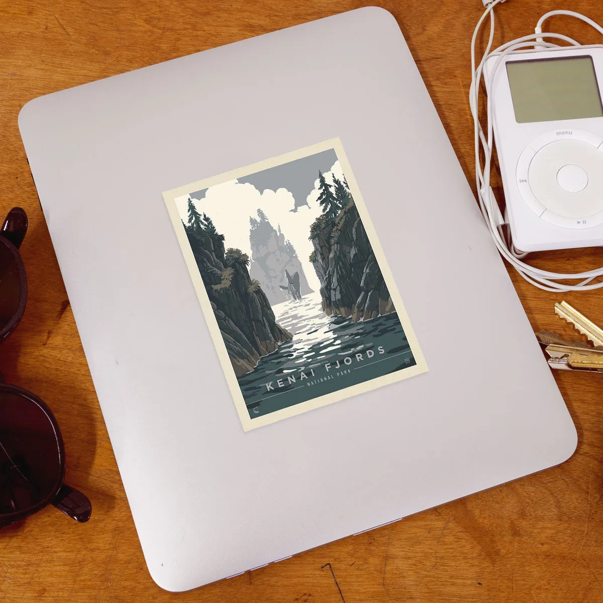 Kenai Fjords National Park Alaska Vinyl Sticker