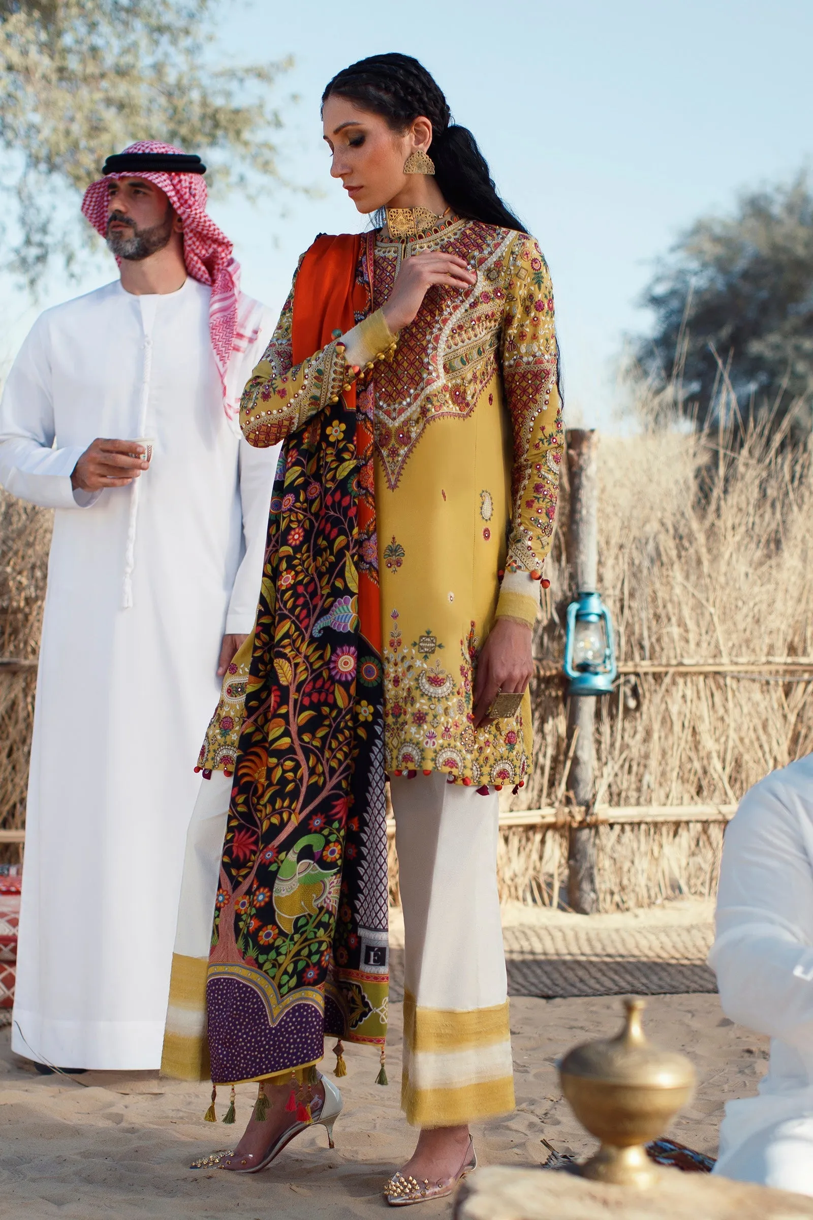 Élan Luxury Lawn Collection 2022 – EL22-13 B (MIRZETA)