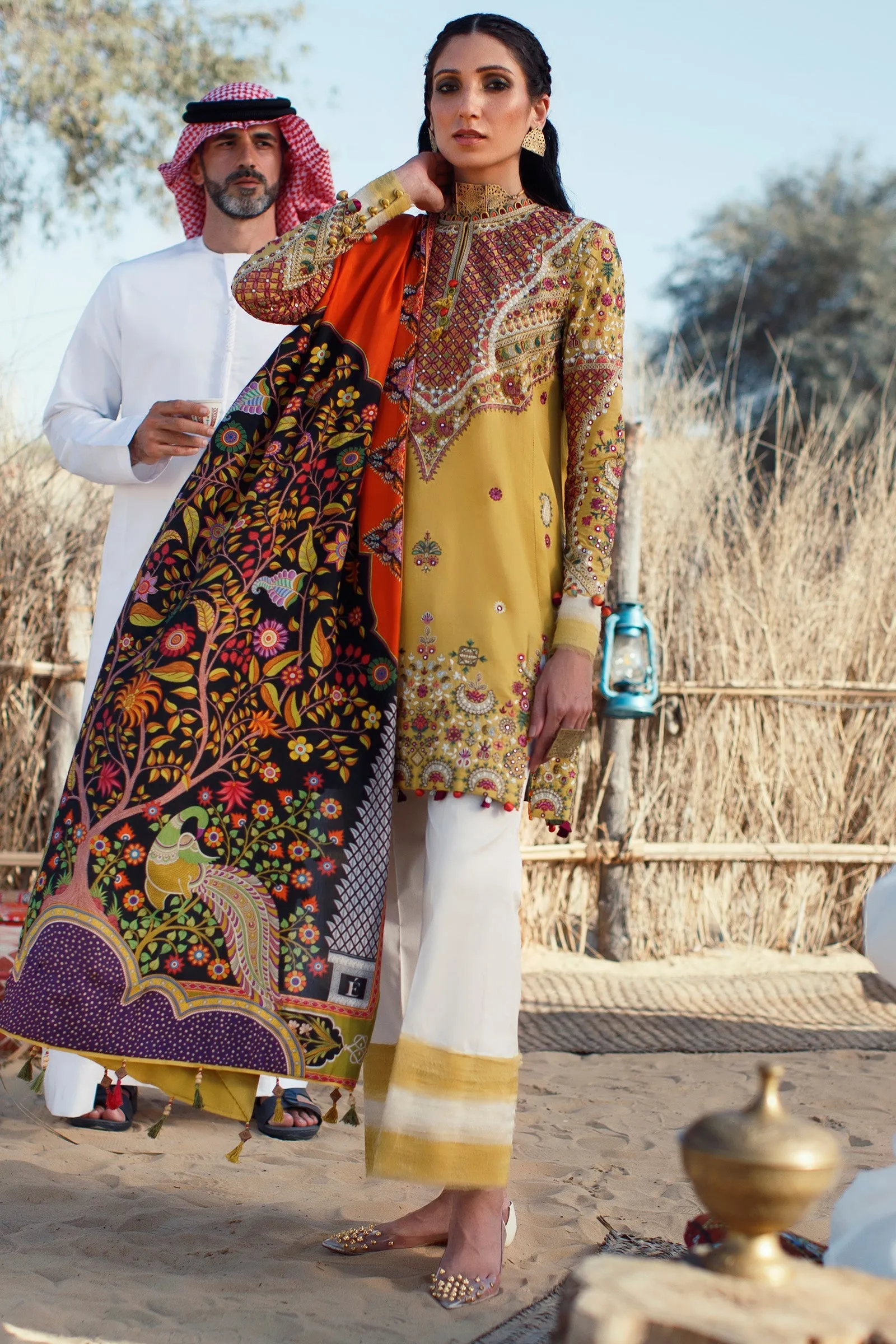 Élan Luxury Lawn Collection 2022 – EL22-13 B (MIRZETA)