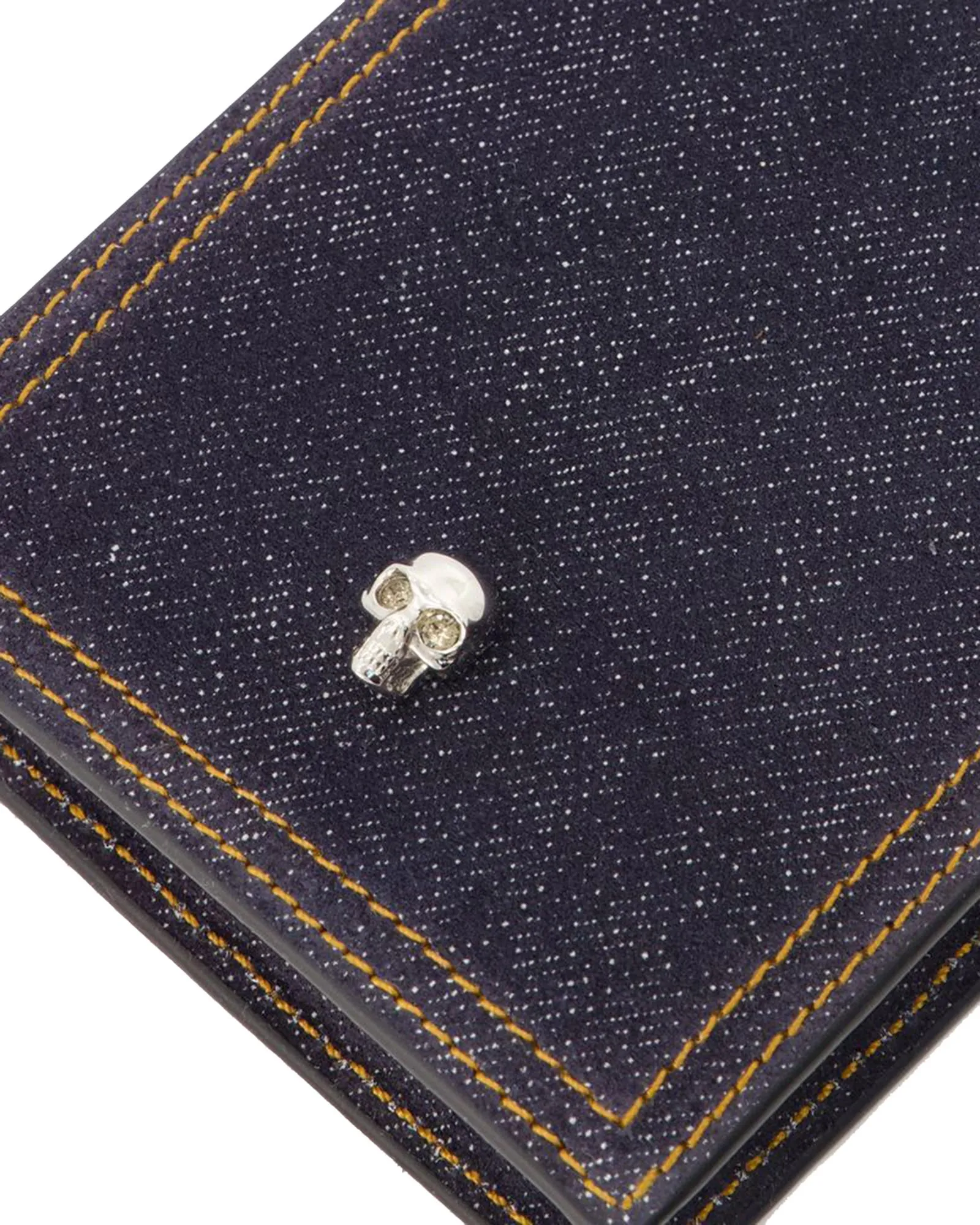 Leather Denim Skull Phone Case