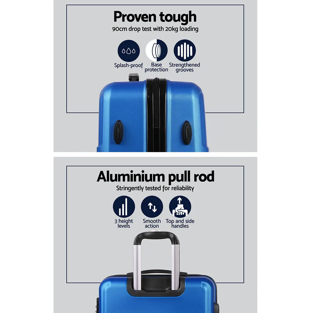 Lightweight 3pc Hard Shell Luggage Set with TSA Lock - Wanderlite