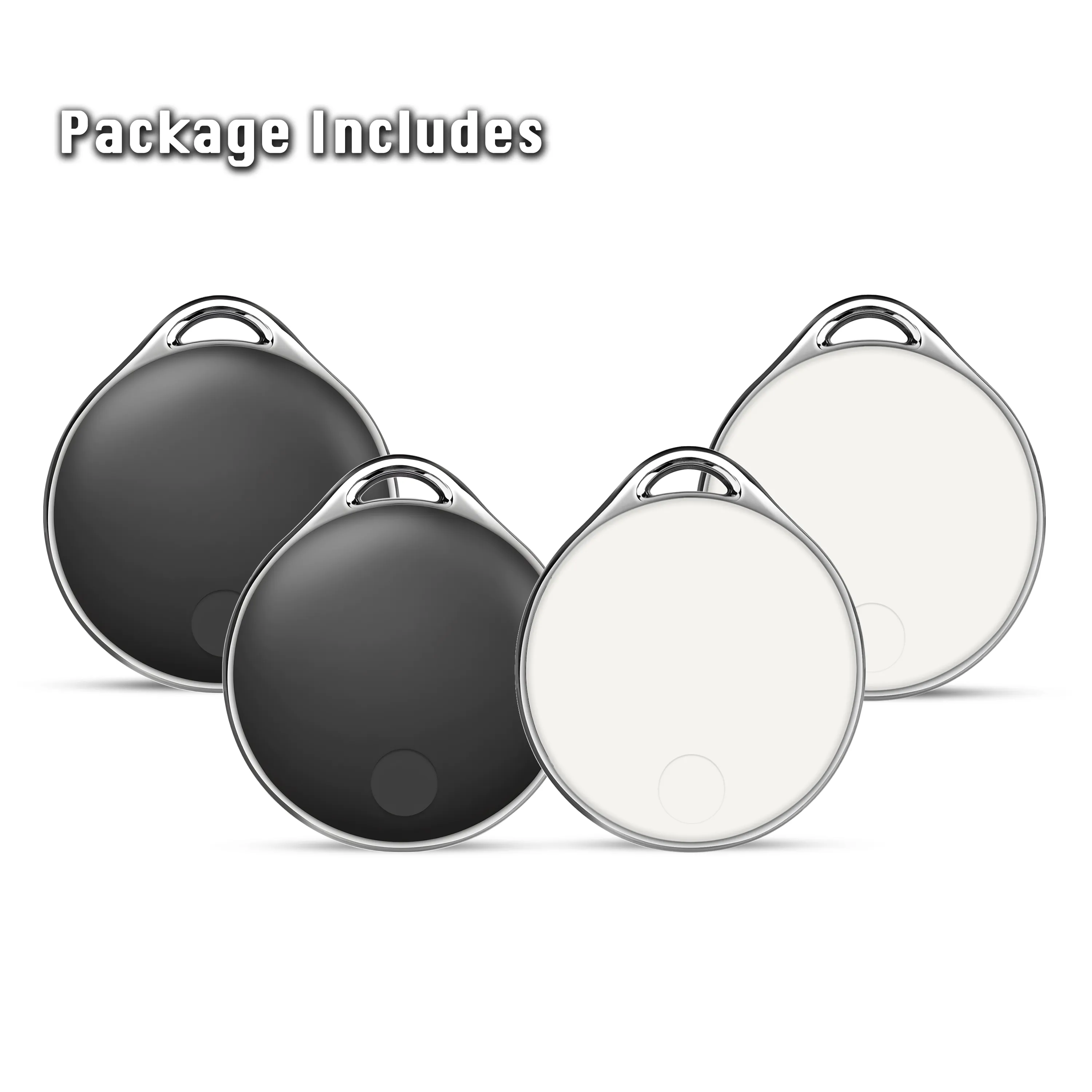 LINKSTYLE NIJITAG Smart Tracker Tag (Pearl White/Charcoal Gray)