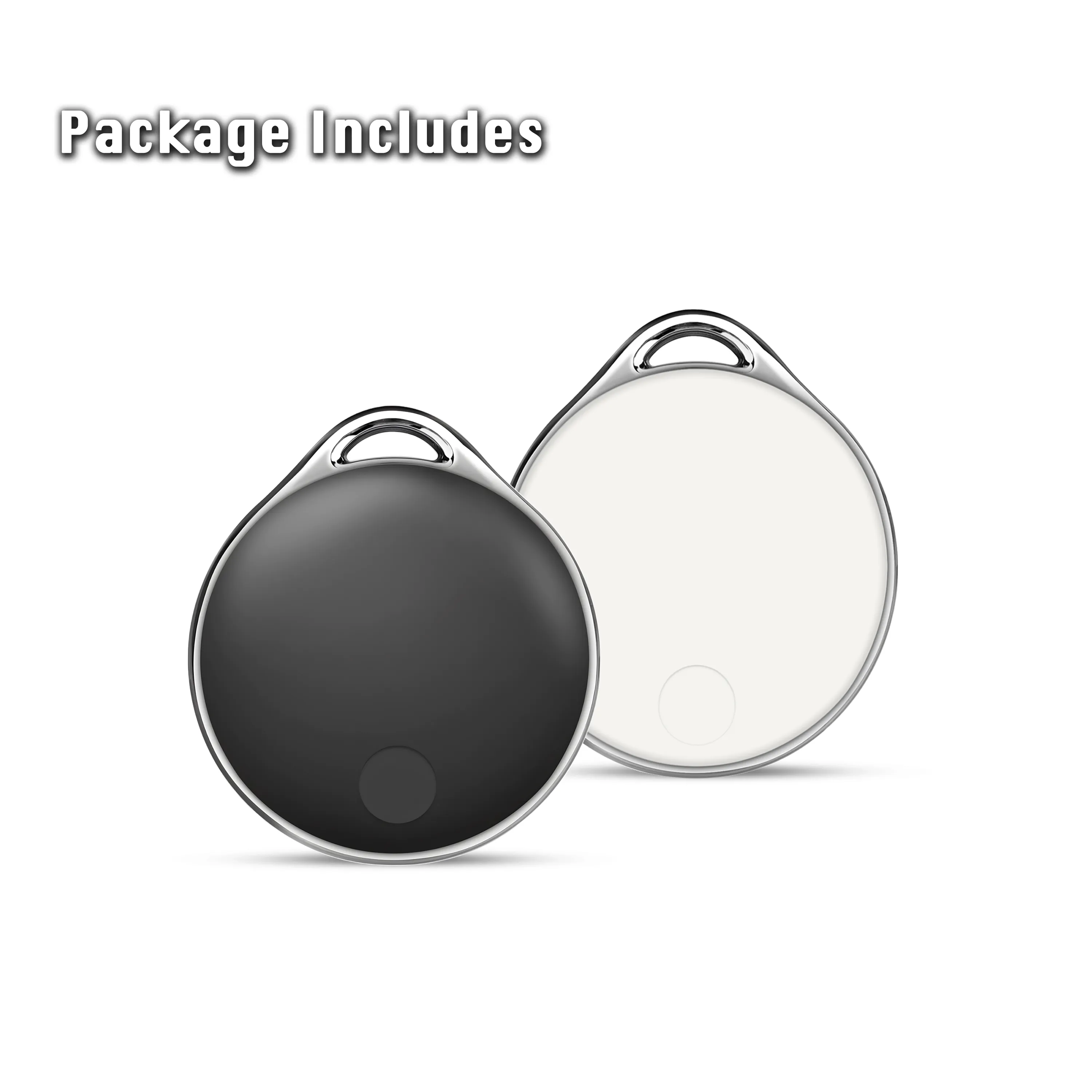 LINKSTYLE NIJITAG Smart Tracker Tag (Pearl White/Charcoal Gray)