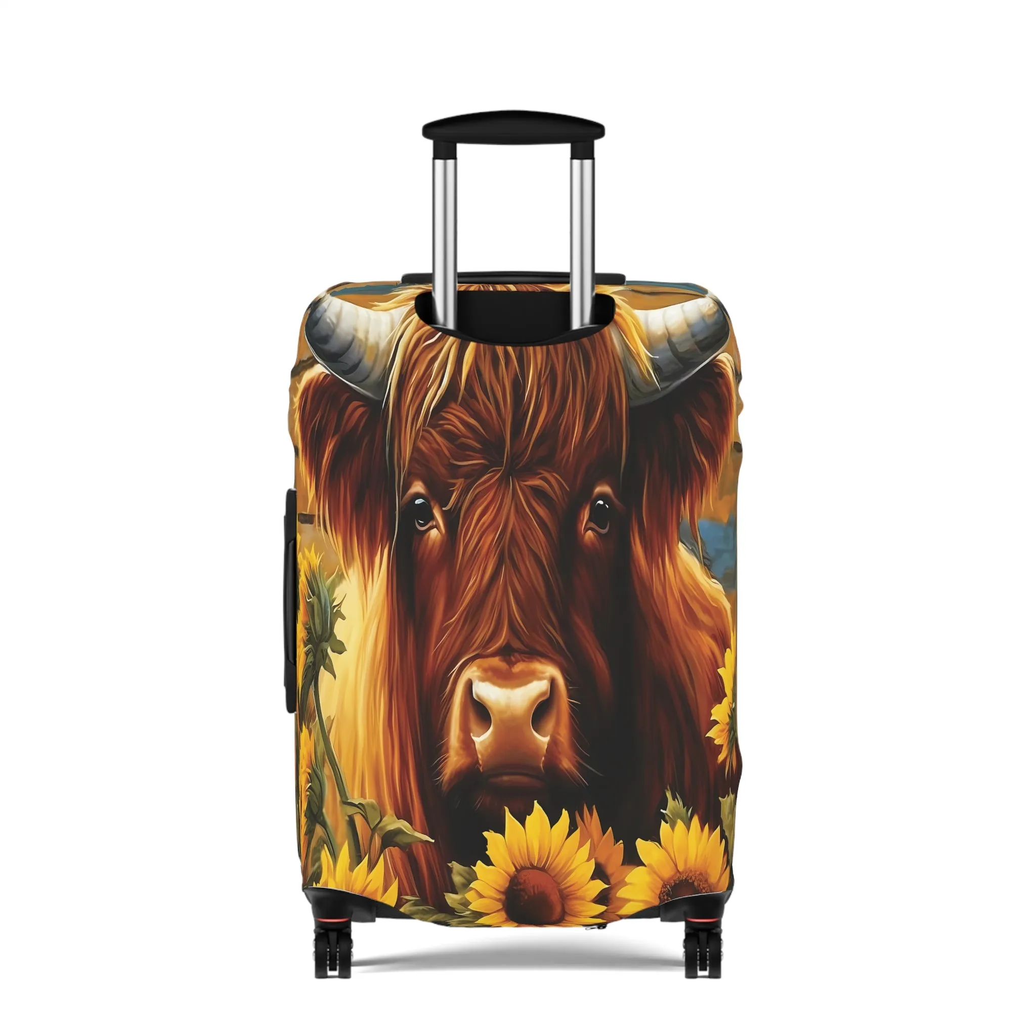 Luggage Cover, Highland Cow, awd-033