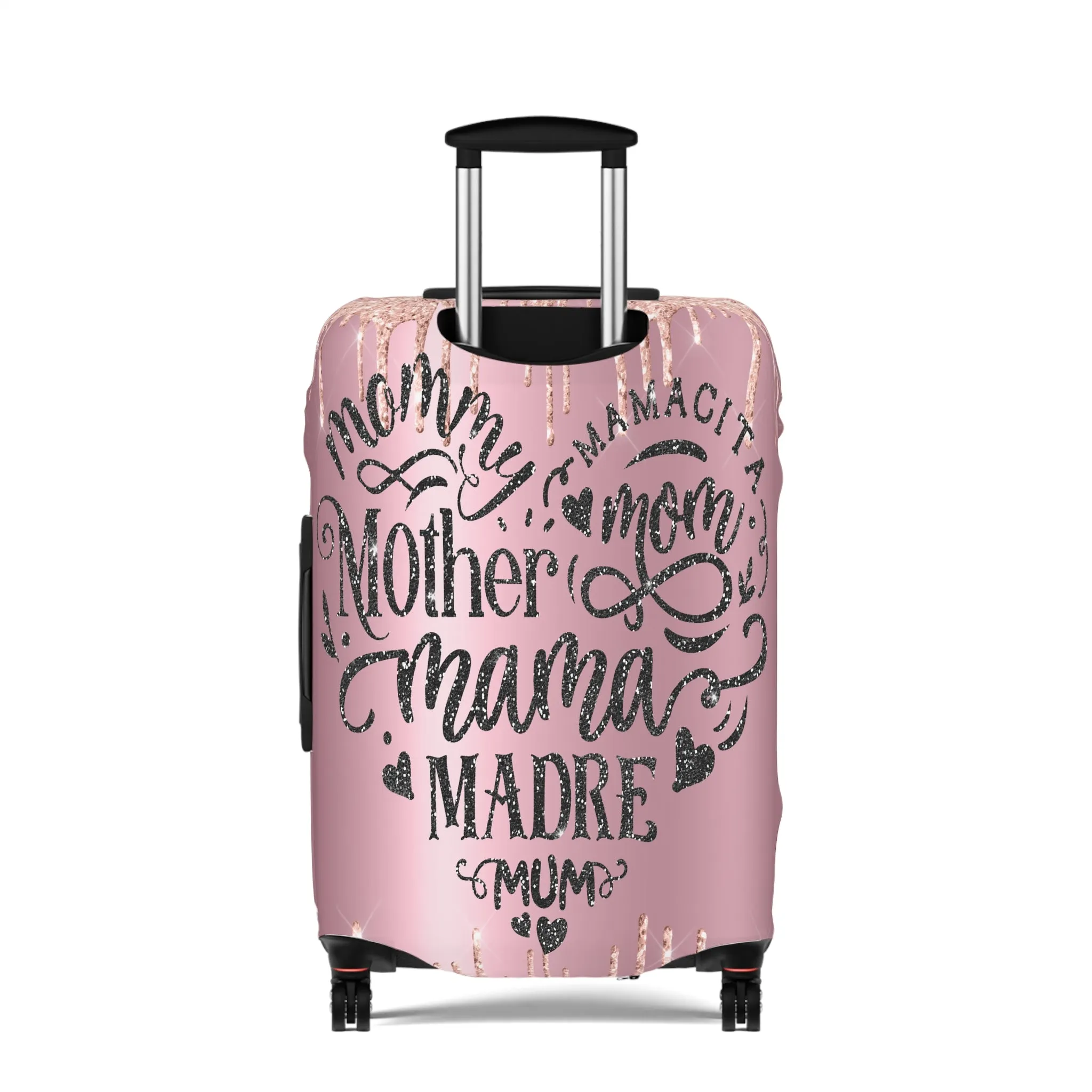 Luggage Cover, Mom/Mum Heart, awd-707