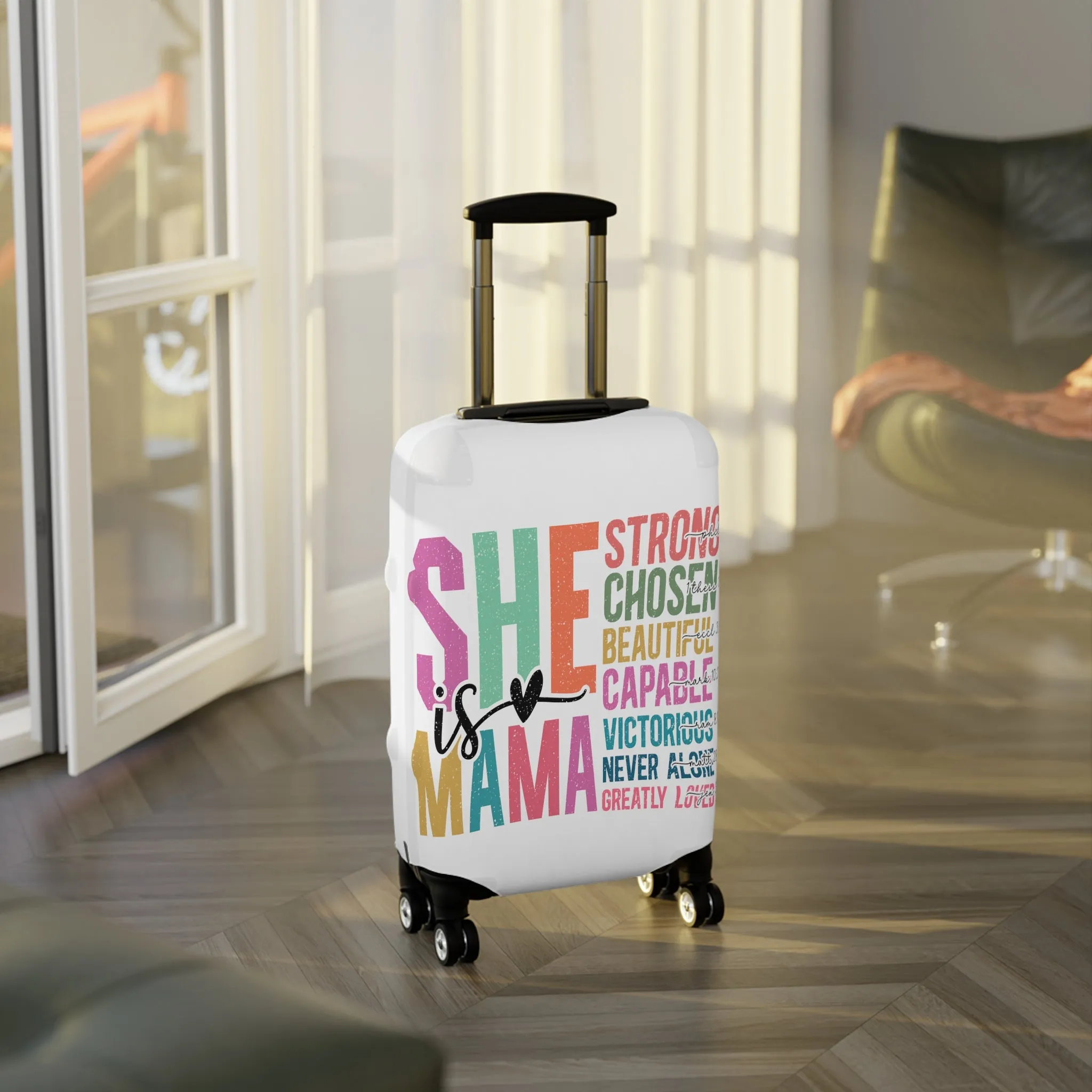 Luggage Cover, She is Mama, awd-5020