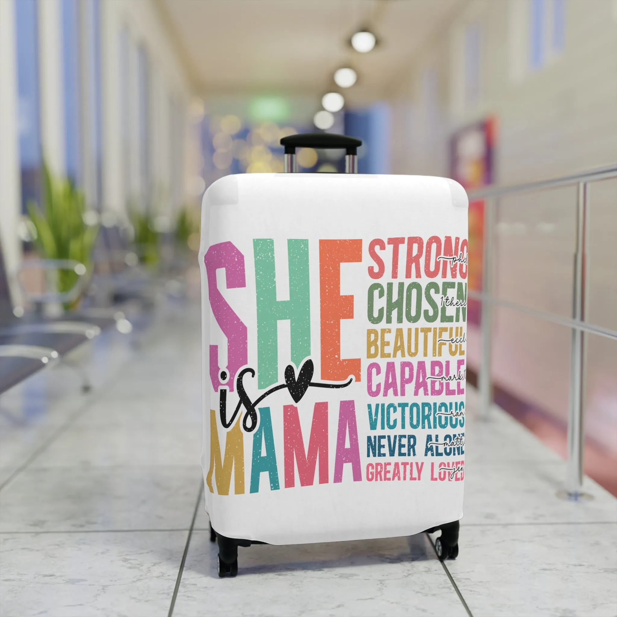Luggage Cover, She is Mama, awd-5020
