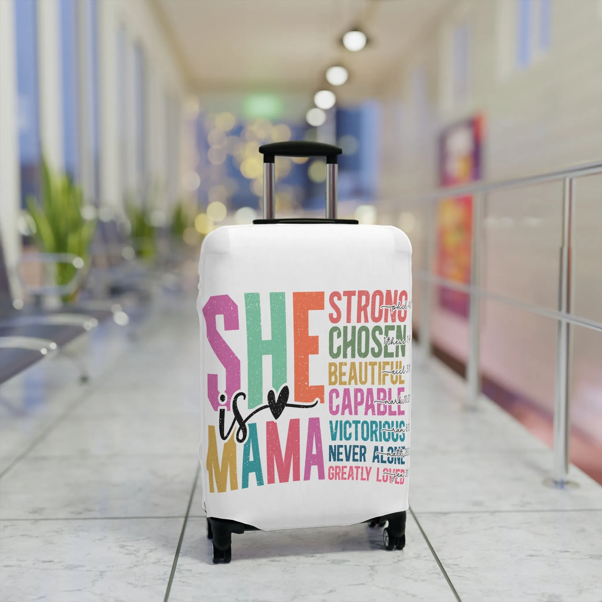 Luggage Cover, She is Mama, awd-5020