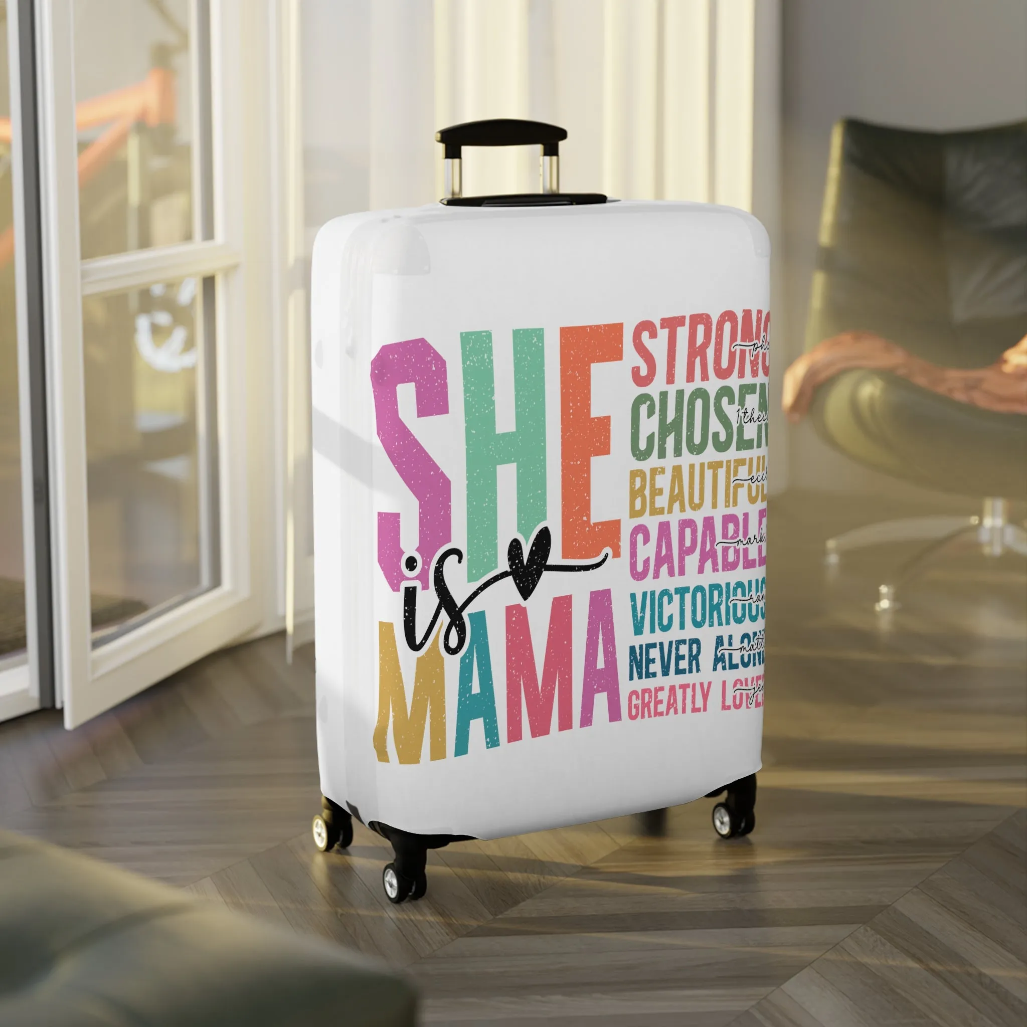 Luggage Cover, She is Mama, awd-5020