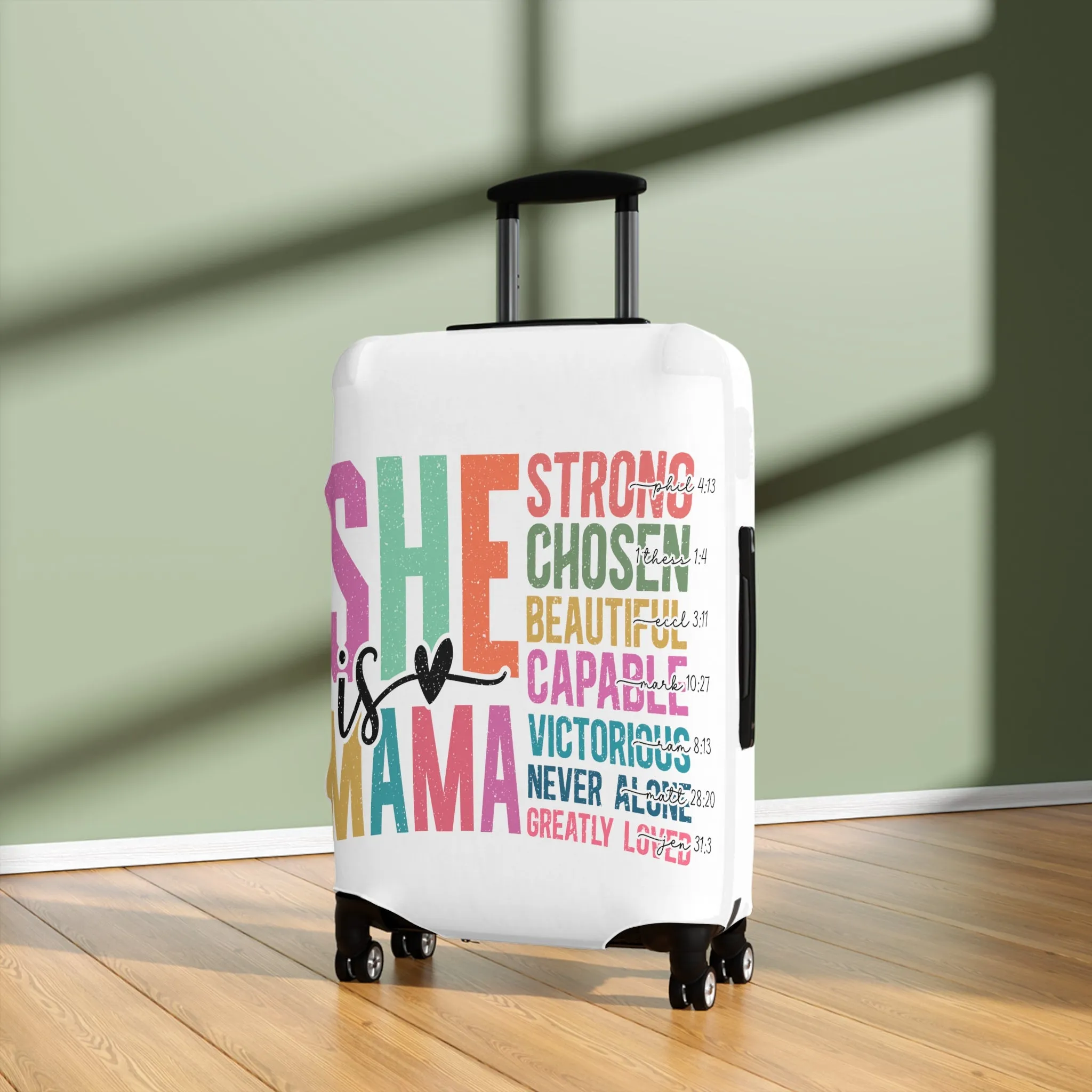Luggage Cover, She is Mama, awd-5020