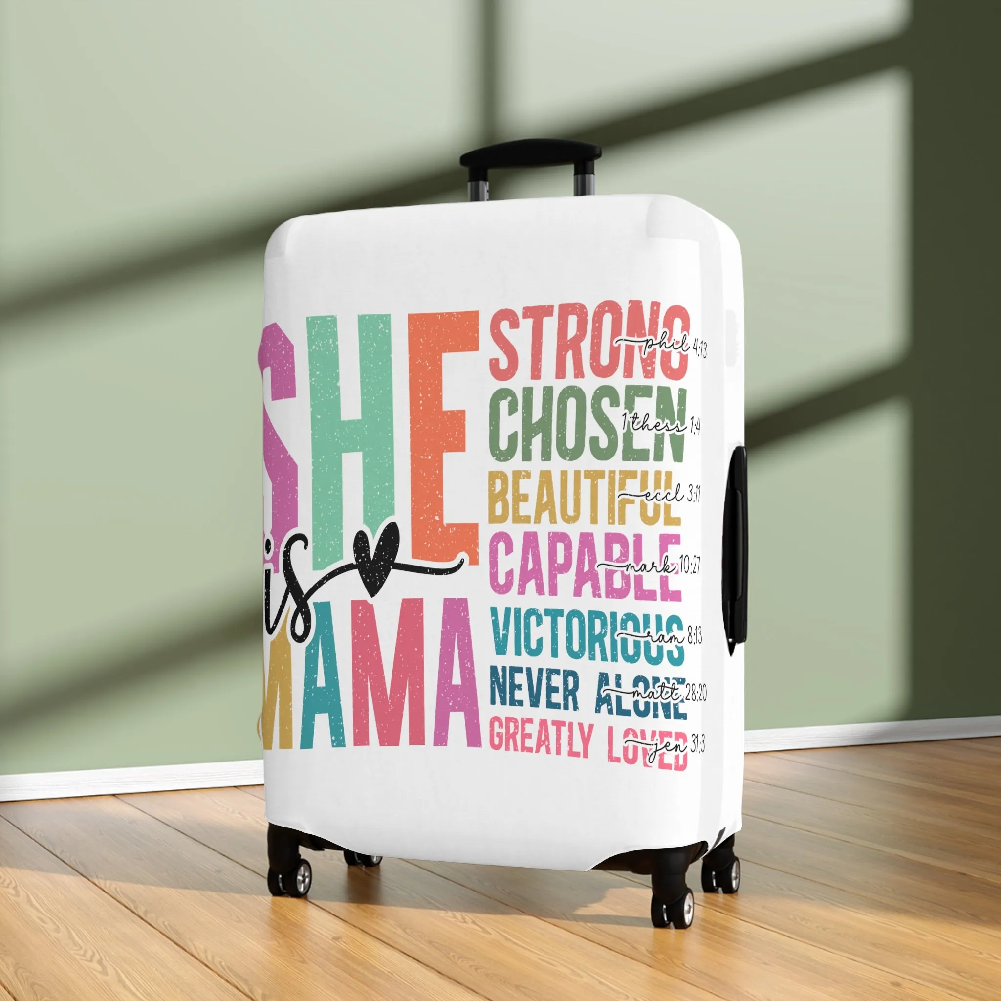 Luggage Cover, She is Mama, awd-5020