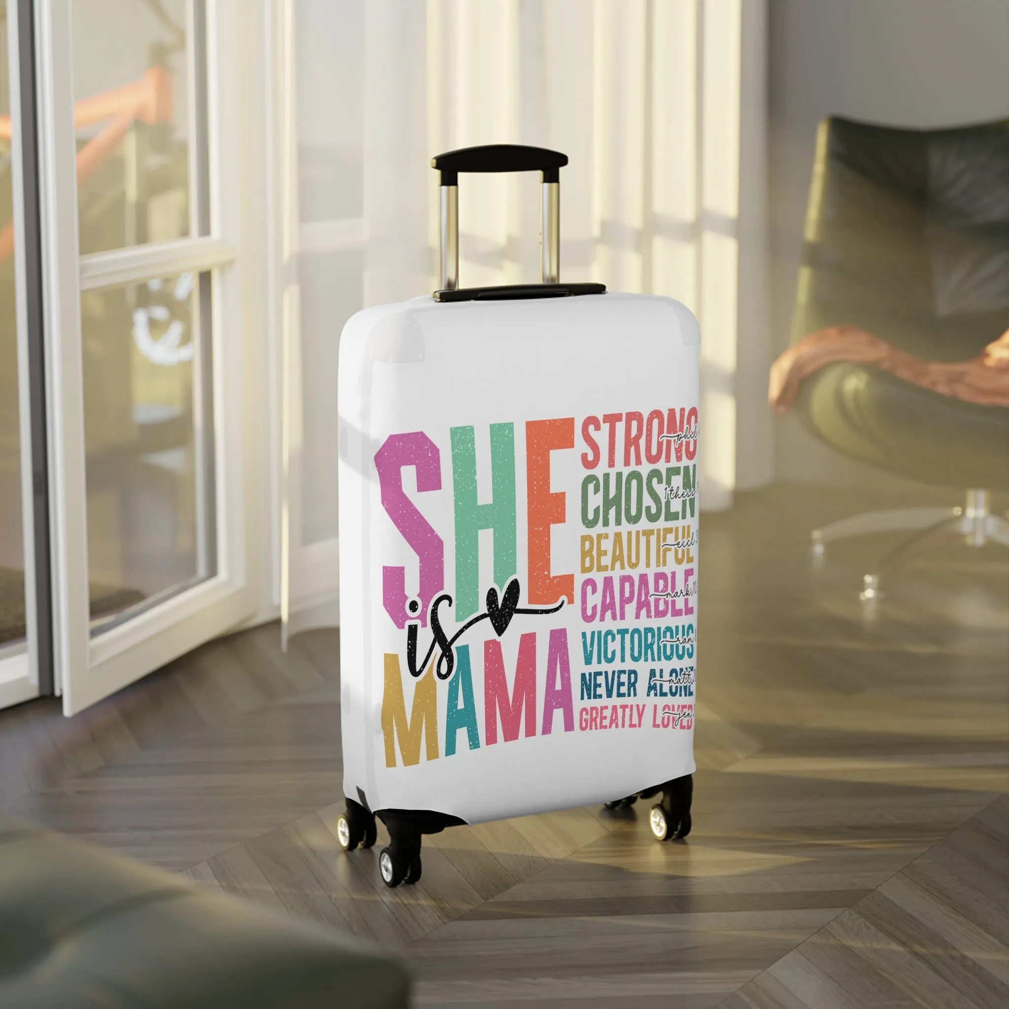 Luggage Cover, She is Mama, awd-5020