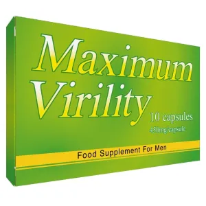 Maximum Virility Plus: Premium 10-Pack Green Food Supplement for Enhanced Performance