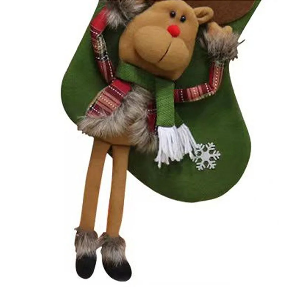 Merry Christmas Reindeer Stockings (Large)