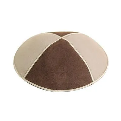 Multi Color Suede Kippahs. Color Suede Panel Kippahs