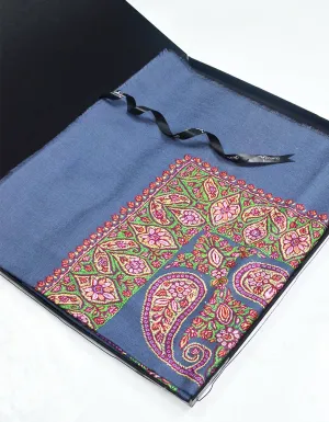 Mussar Rumaal Large Naqsha Lavender Blue RL00654